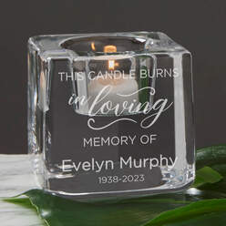 Crystal Tribute Candle Holder