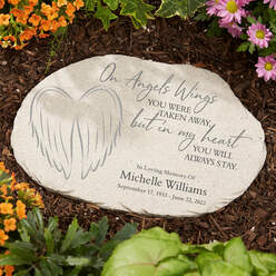 Angel Memorial Garden Stone