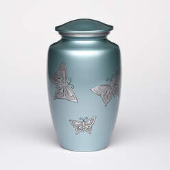 Tranquil Skies Butterfly Urn